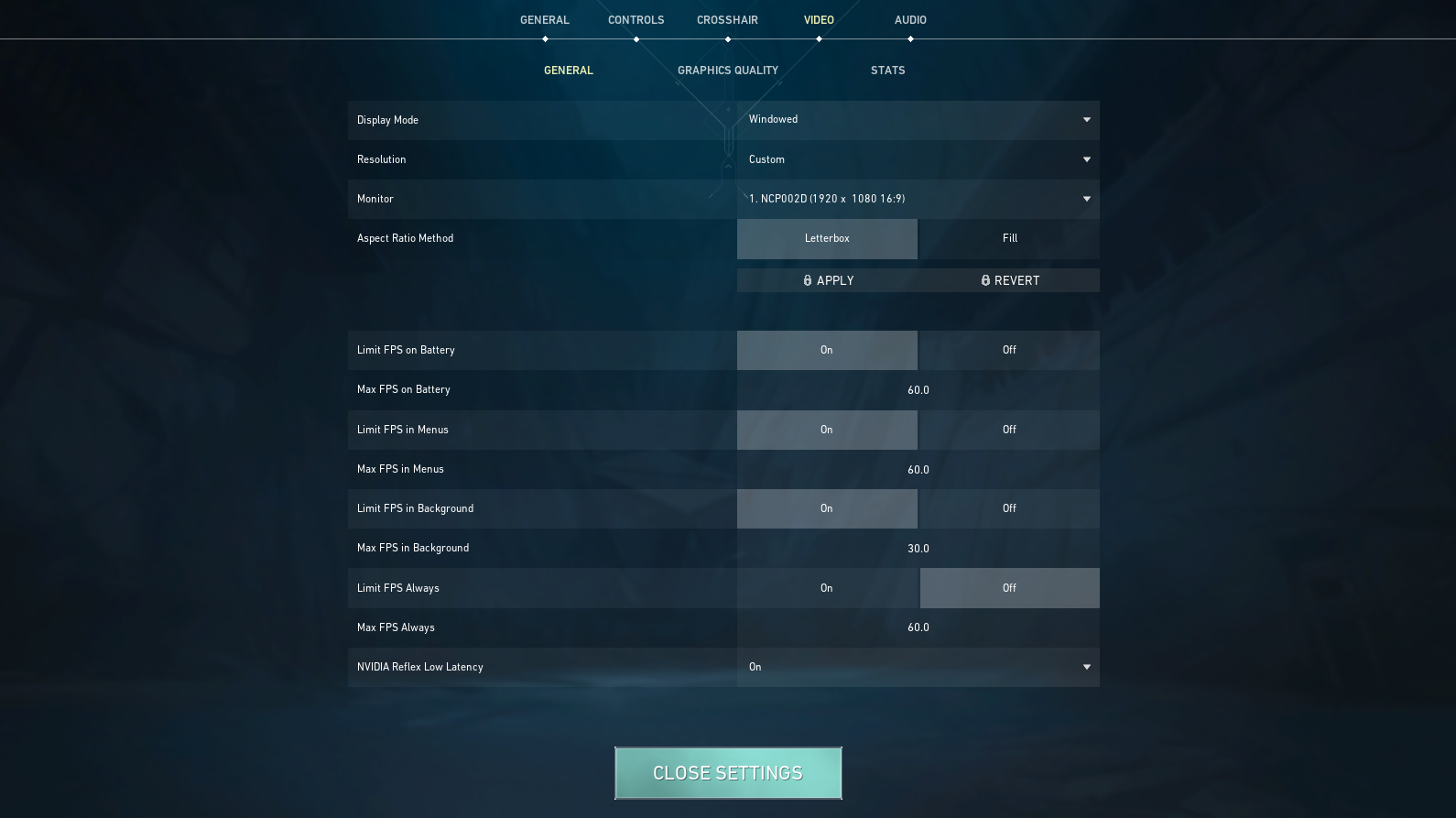 how to get more frames VALORANT