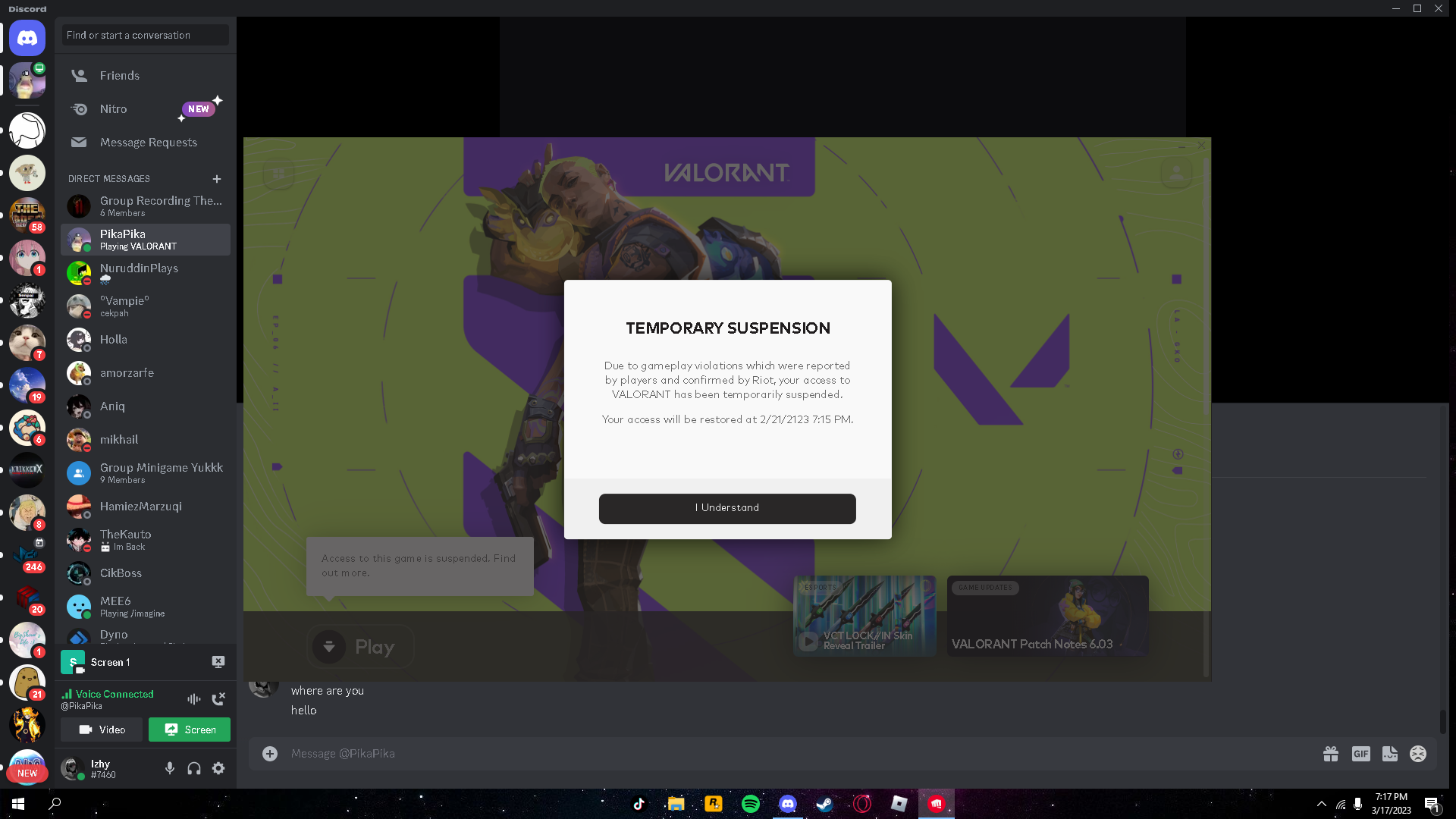 when my valorant crash it keep getting new patch update how do i fix it ...