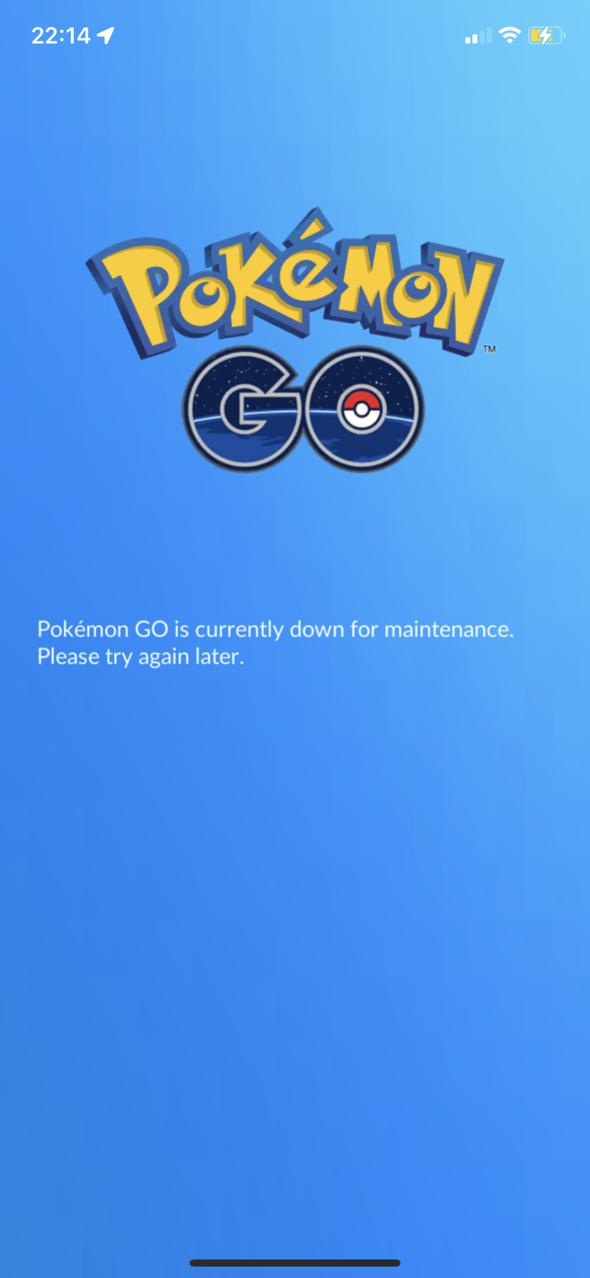 cant login Pokémon GO Coordinates