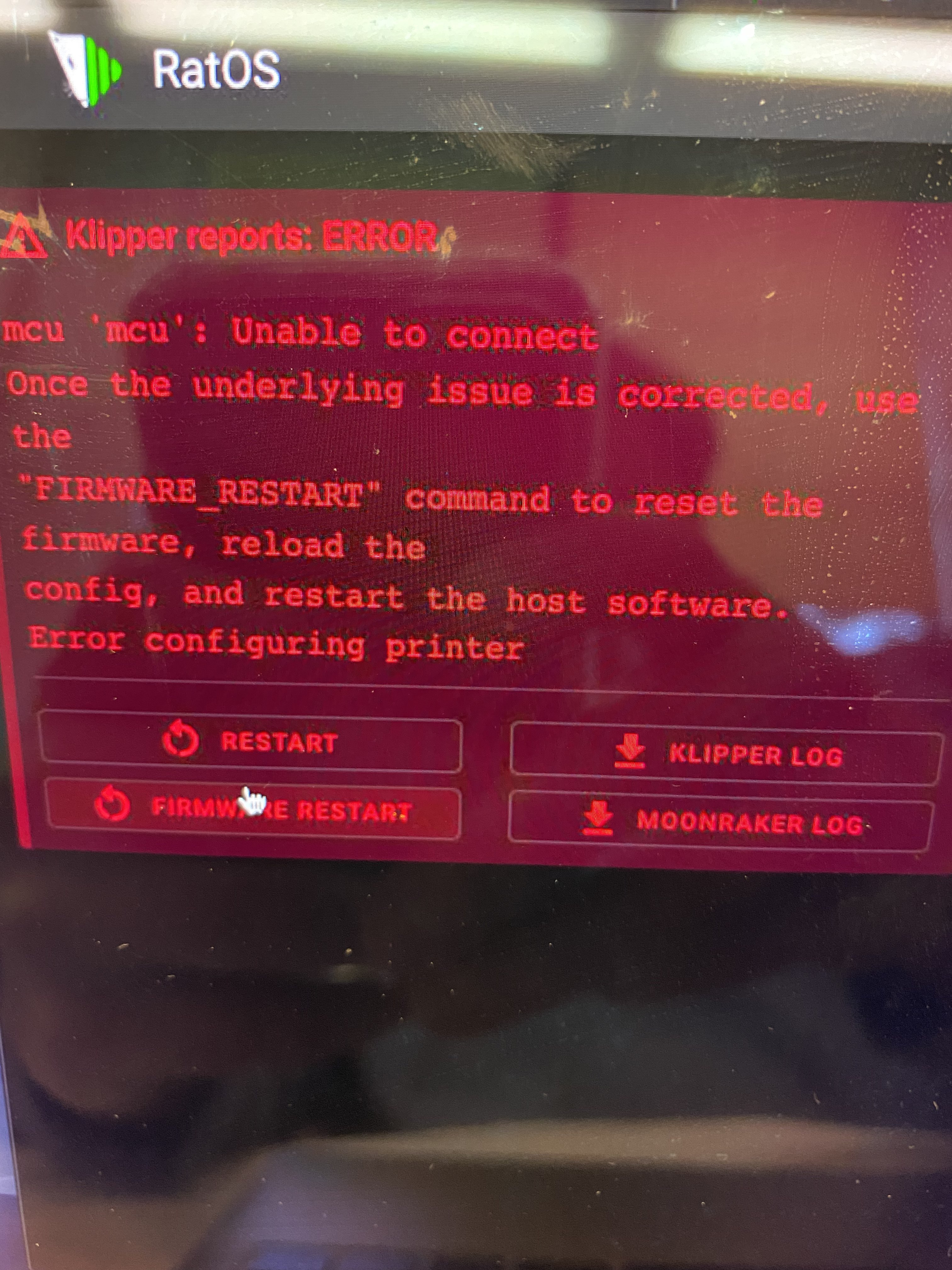 Klipper Can’t Connect To Moonraker Rat Rig Community [Unofficial]