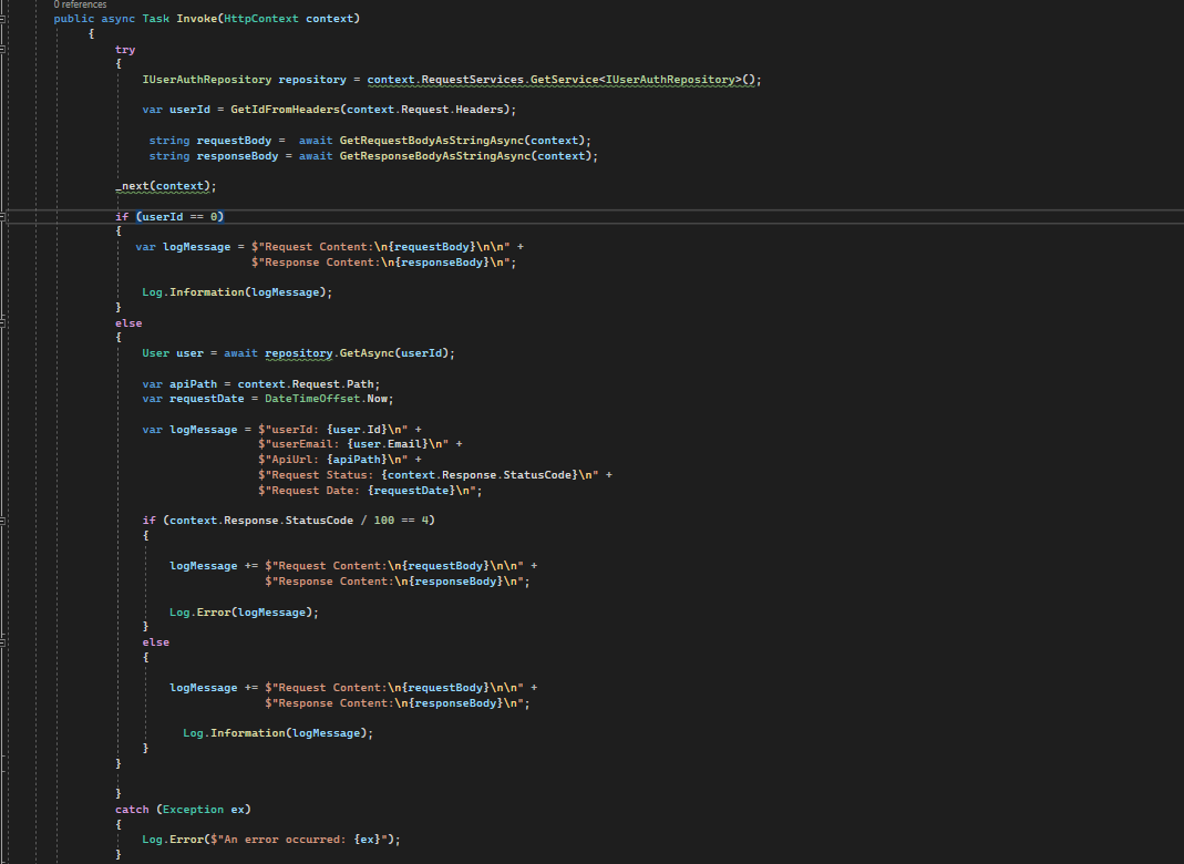 HttpContext reading Request and Response body C