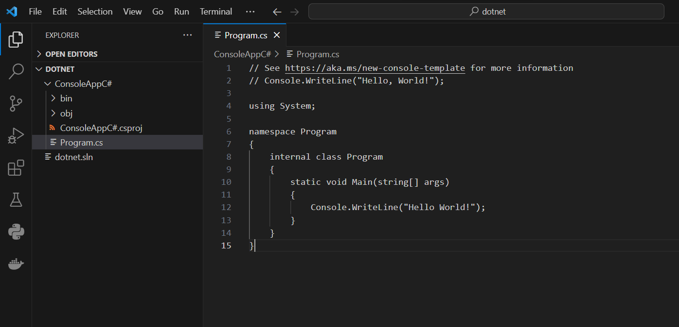 VScode doesn't recognize C files C