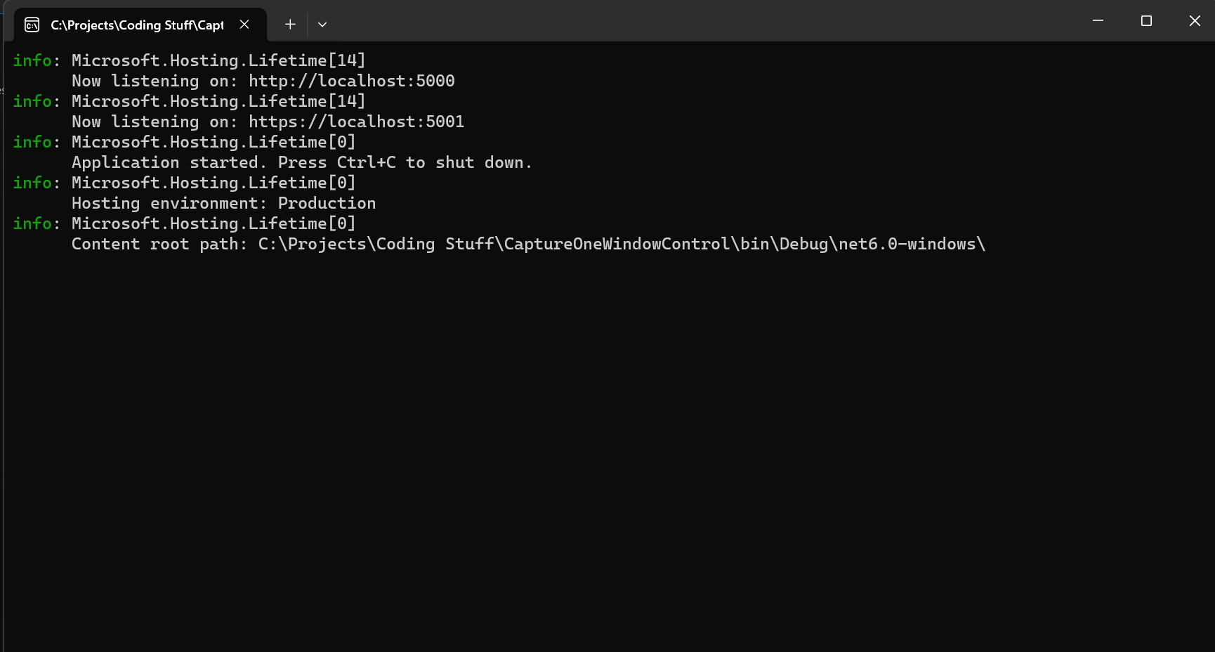 How to integrate asp net project in a wpf app c 
