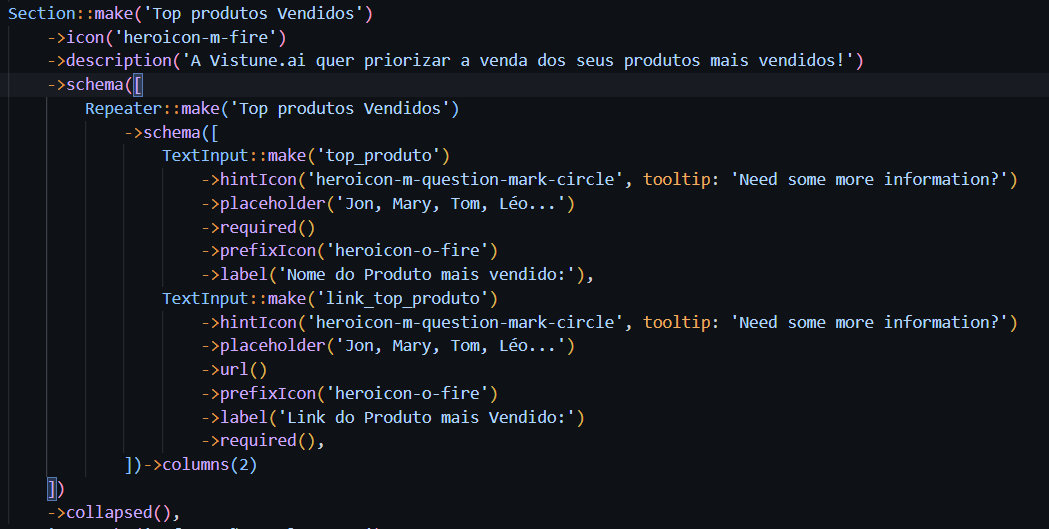 Problems using JSON from Repeater and saving in mysql Filament