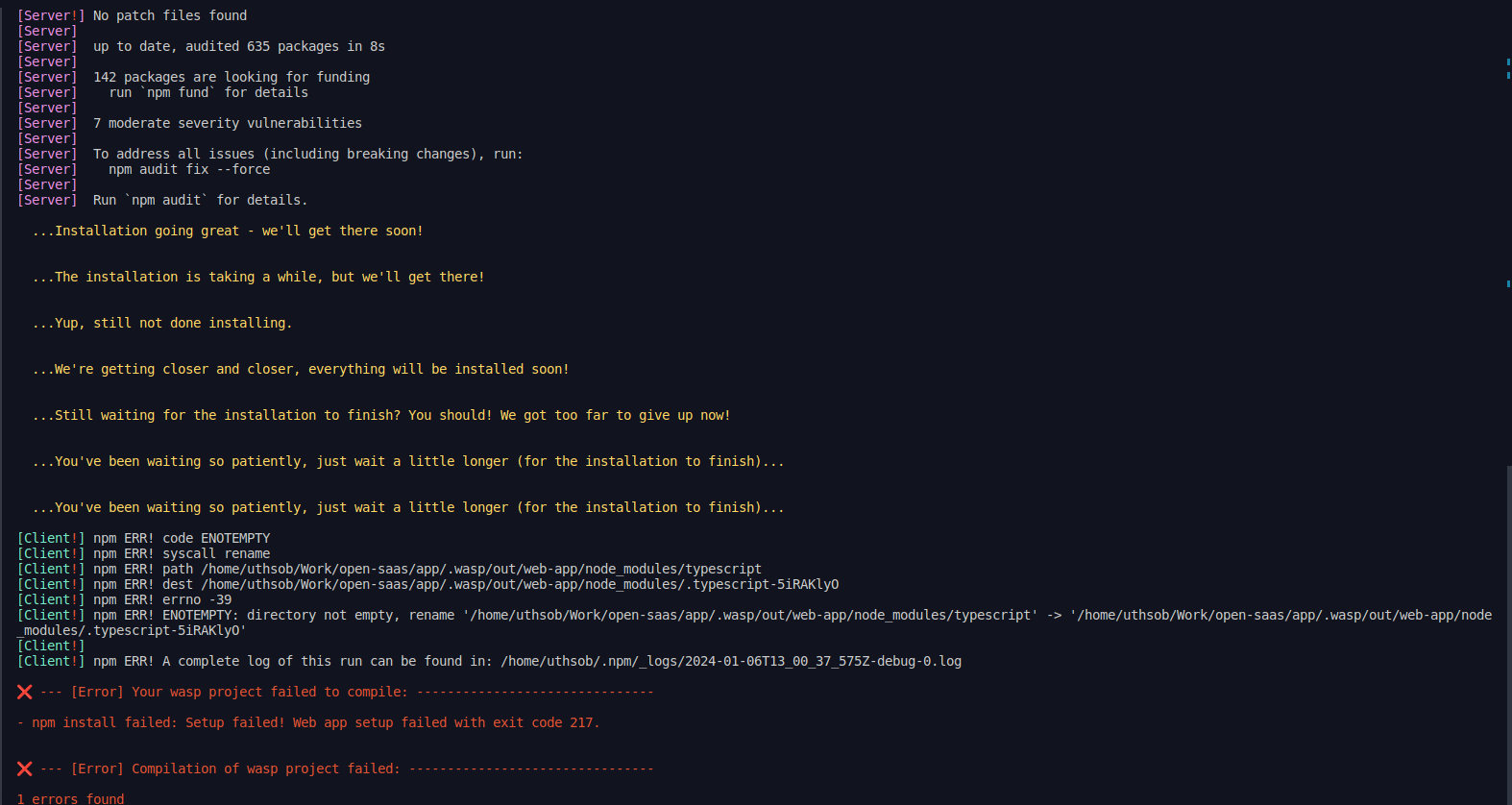 solved-opensaas-installation-docker-and-db-issue-wasp-lang