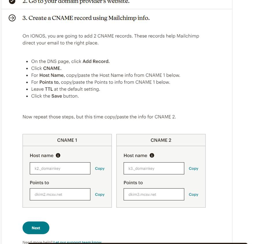 Mailchimp can't verify CNAME records. Cloudflare Developers