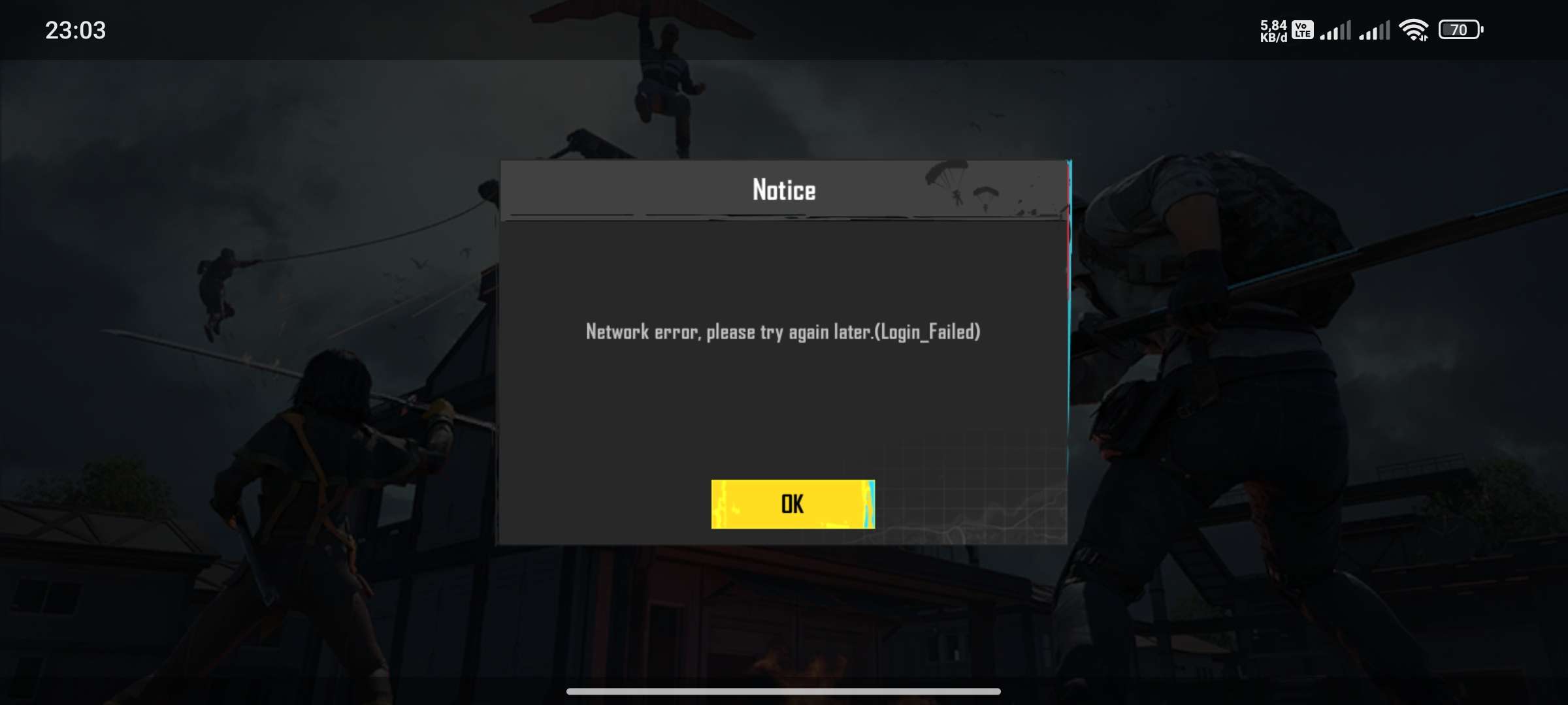 Pubg Mobile Failed To Retrieve Layout Share Data Login_Failed - PUBG MOBILE