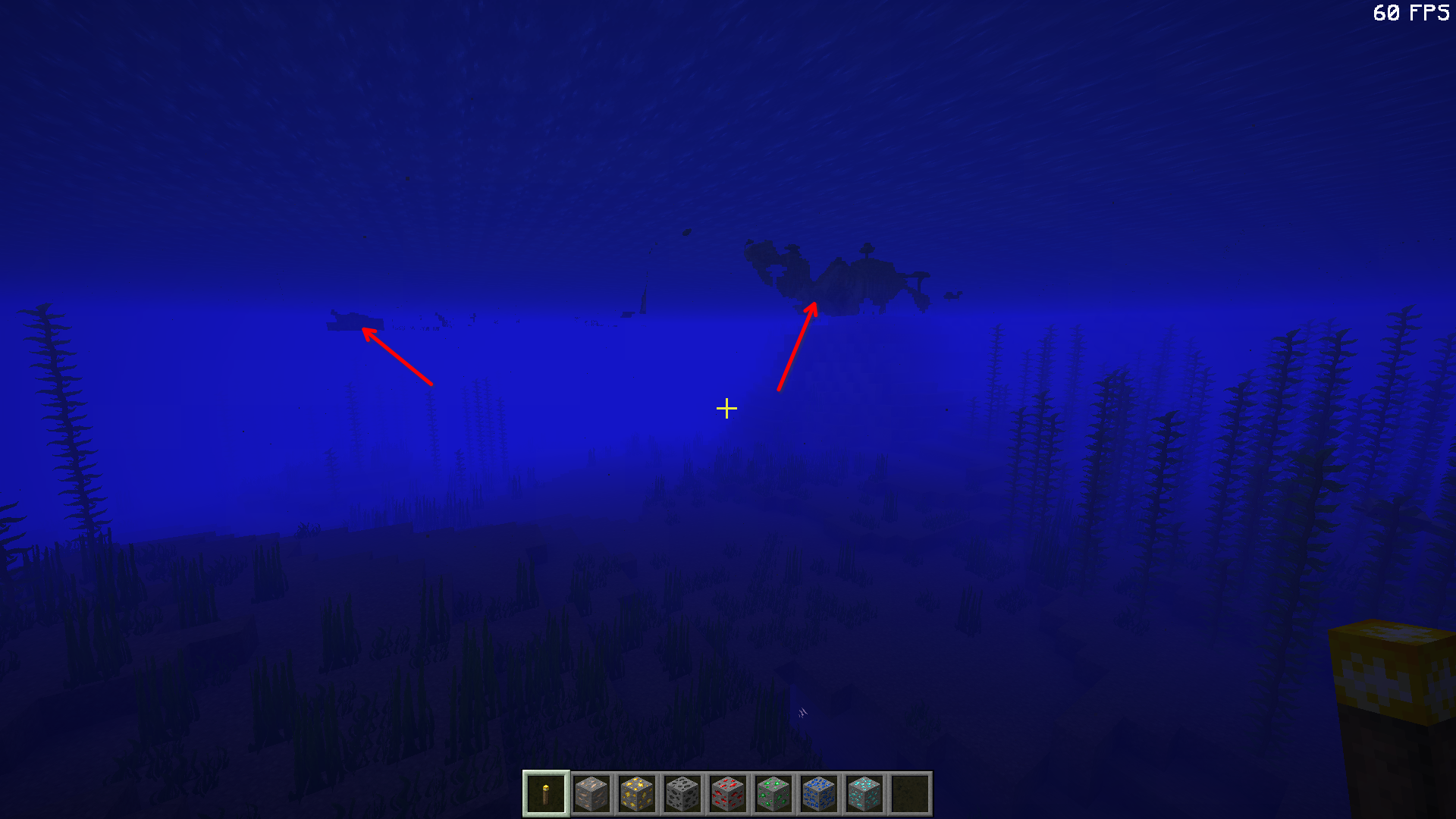 LoDs Showing When Underwater Distant Horizons Lods showing when underwater distant horizons