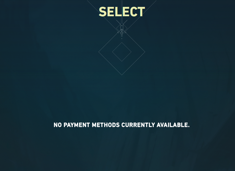issues with payment when trying to buy valorant points... VALORANT